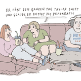 Popsängerin Taylor Swift und ihre Fans seien eine der größten Gefahren für die Republikaner, hieß es mehrfach im Wahlkampf. Mitte September sprach sich Swift für Kamala Harris aus – und rief ihre Anhänger dazu auf, sich für die Wahl anzumelden