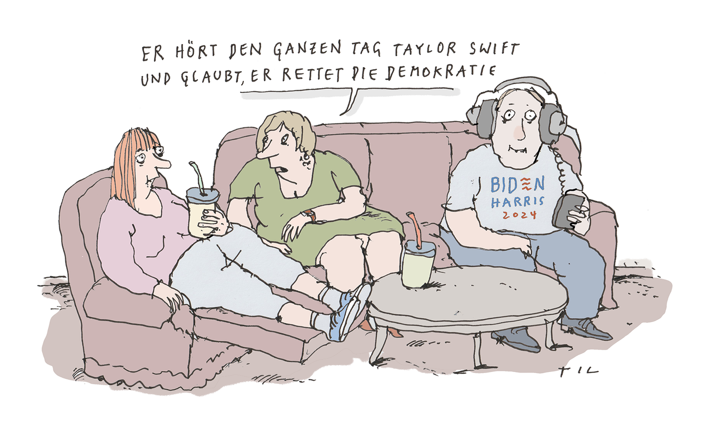 Popsängerin Taylor Swift und ihre Fans seien eine der größten Gefahren für die Republikaner, hieß es mehrfach im Wahlkampf. Mitte September sprach sich Swift für Kamala Harris aus – und rief ihre Anhänger dazu auf, sich für die Wahl anzumelden