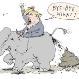 Die Republikanerin und ehemalige UNO-Botschafterin Nikki Haley war die letzte innerparteiliche Herausforderin von Donald Trump. Einen Tag nach dem "Super Tuesday" zog sie ihre Kandidatur zurück