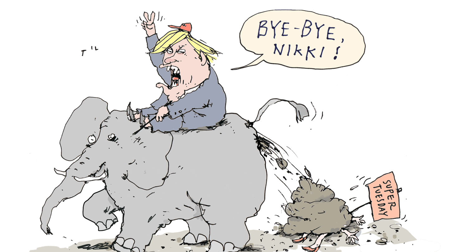 Cartoons: The Republican and former UN ambassador Nikki Haley was Donald Trump The Republican and former UN ambassador Nikki Haley was Donald Trump