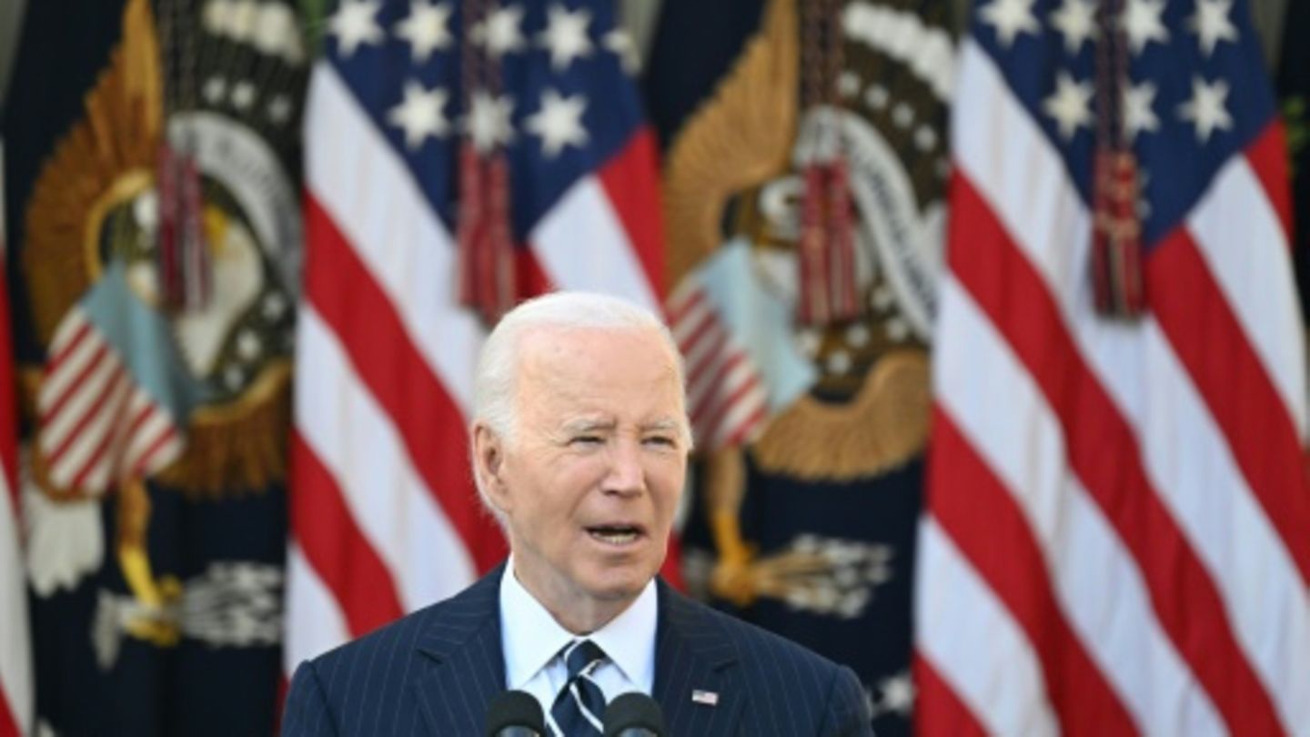 Joe Biden bei seiner Ansprache an die Nation am Donnerstag