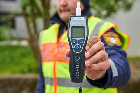 Polizei Atemalkholotest