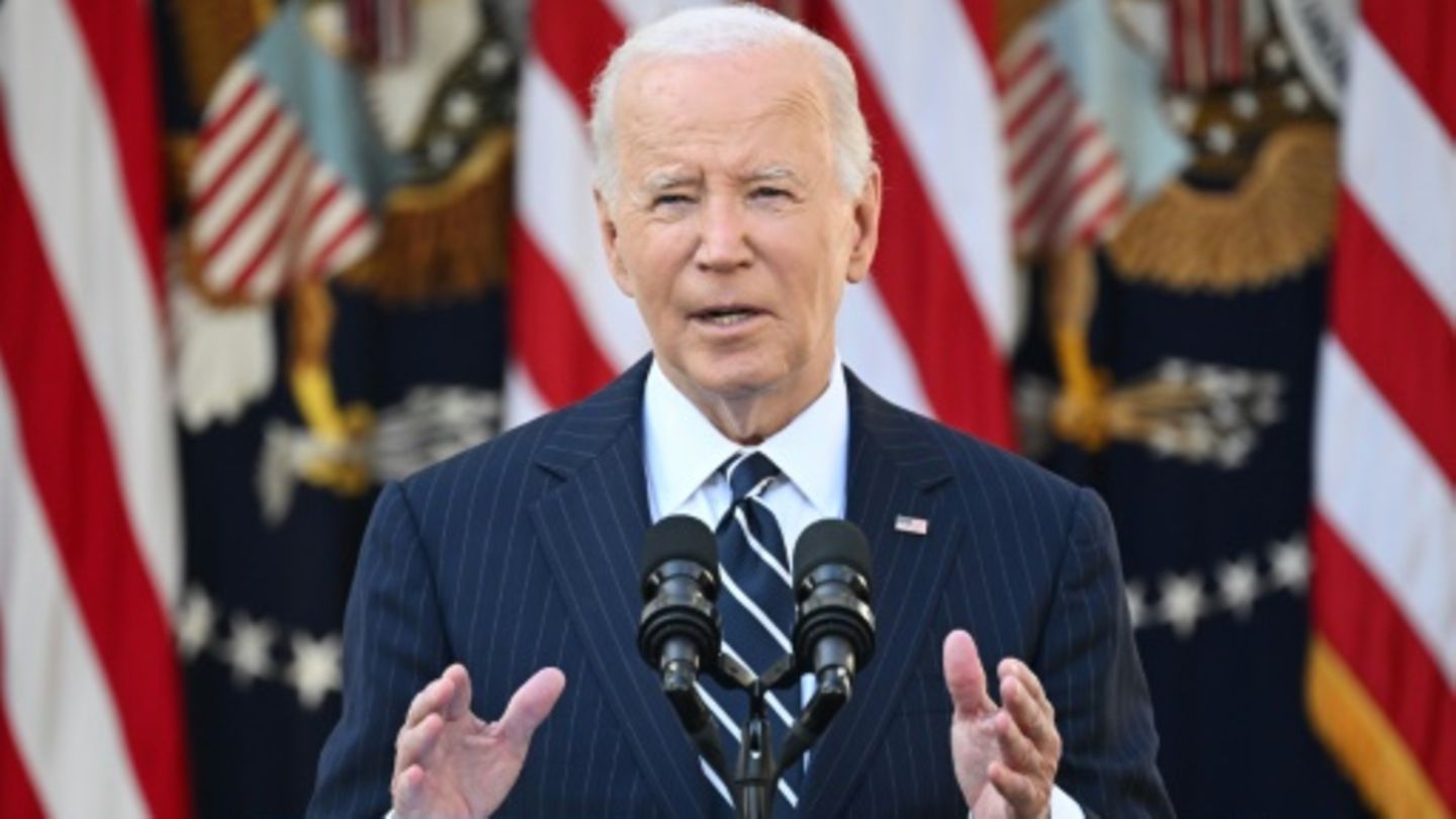 Joe Biden am Donnerstag bei seiner Rede an die Nation
