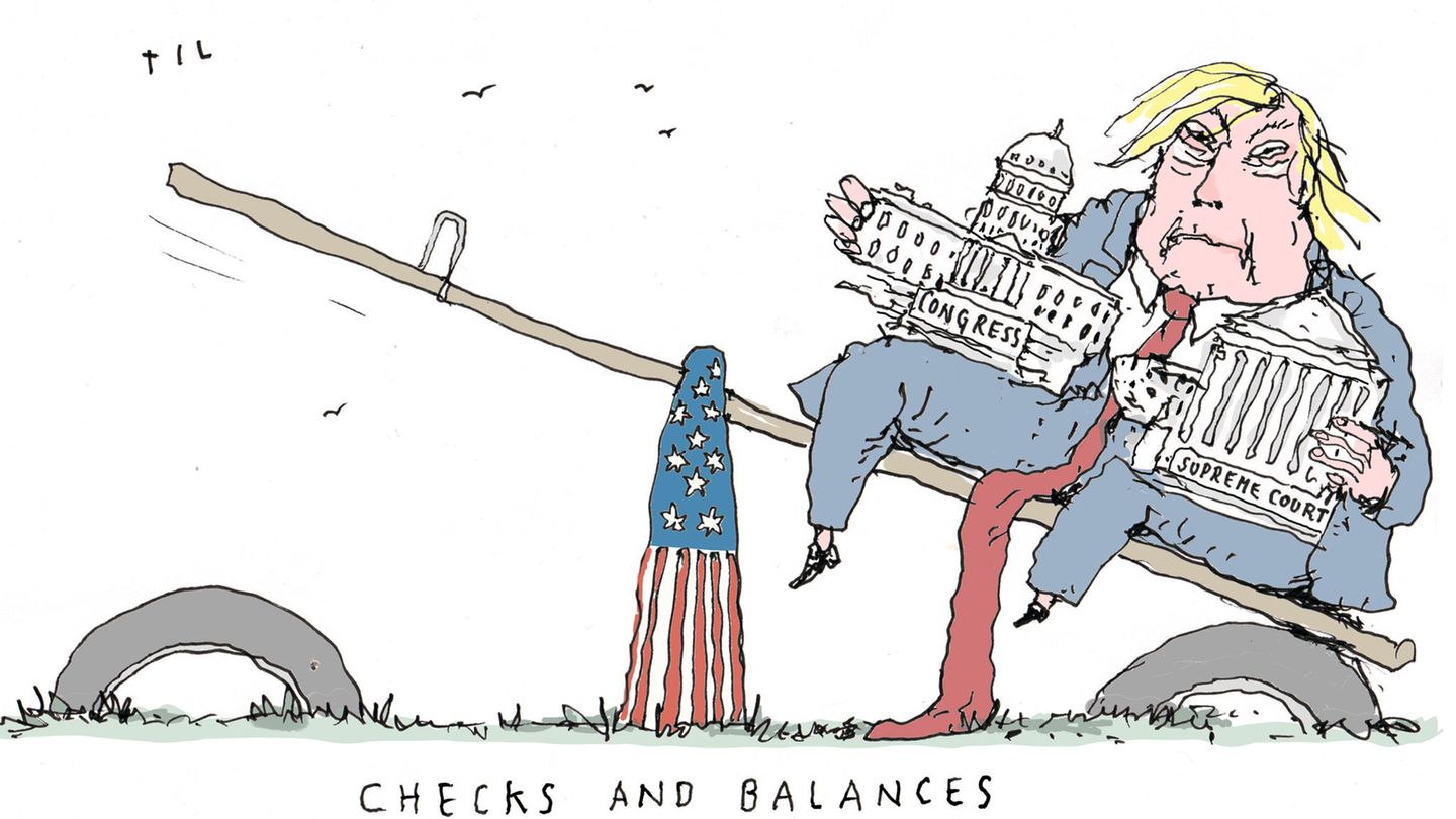 US-Wahl: Der Wahlkampf durch die Augen von Karikaturist Til Mette ...