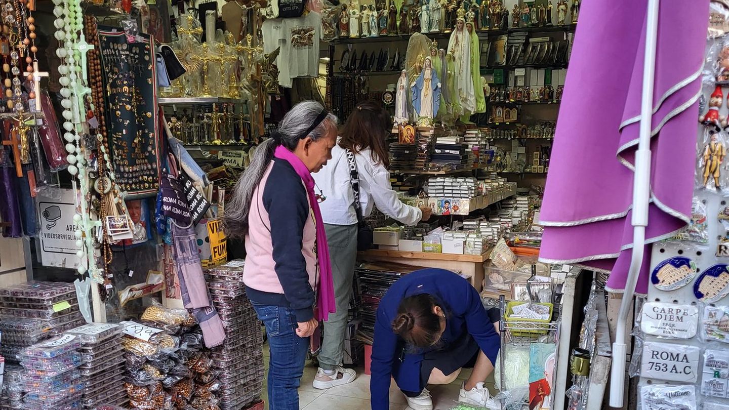 Chinesisches Souvenirgeschäft in Rom