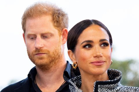 Prinz Harry mit seiner Ehefrau Meghan Markle