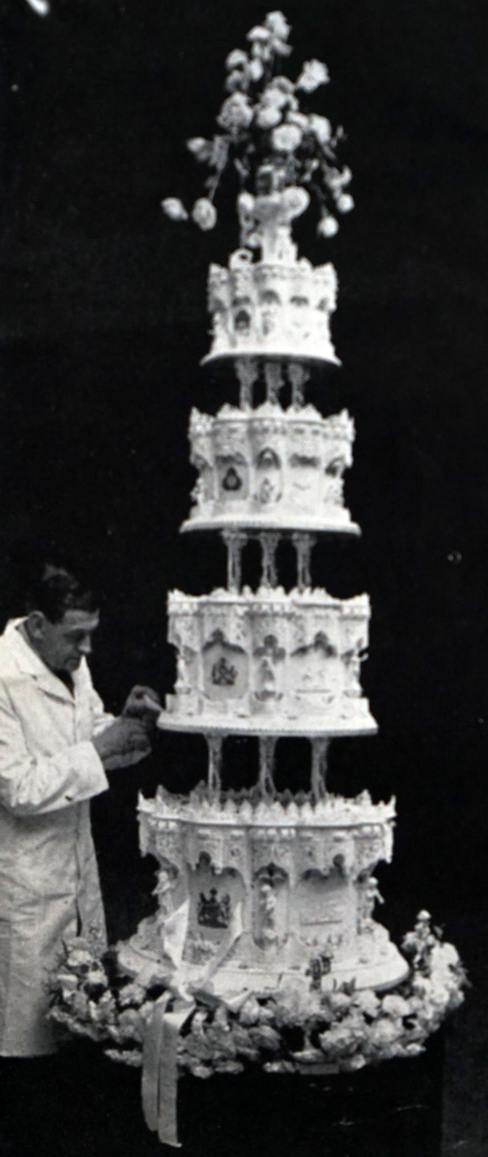 Hochzeitstorte von Queen Elizabeth II und Prinz Philip
