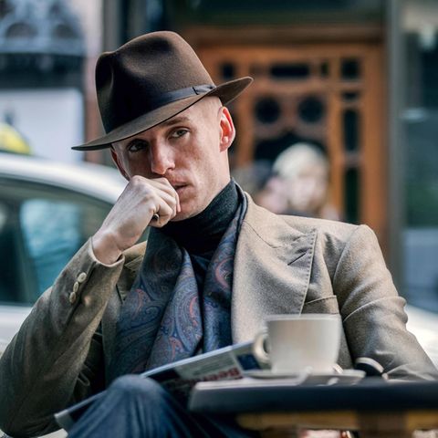 Eddie Redmayne mit Hut