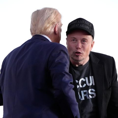 Donald Trump  und Elon Musk beim gemeinsamen Wahlkampf