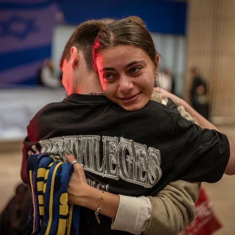 Returnees from Amsterdam in Tel Aviv