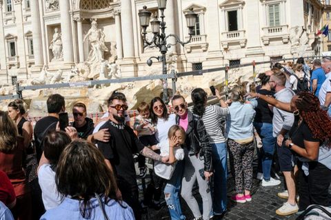 Touristen in Italien