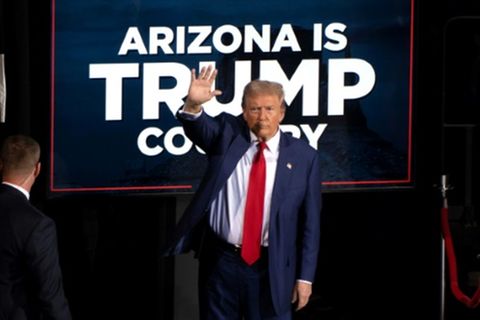 Donald Trump im September im Wahlkampf in Arizona