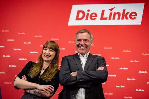 Die neuen Spitzenkandidaten der Linken: Heidi Reichinek und Jan van Aken