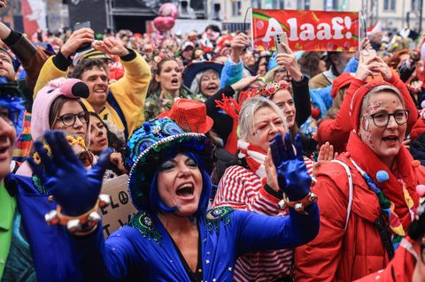 Szene aus dem Kölner Karneval 2023