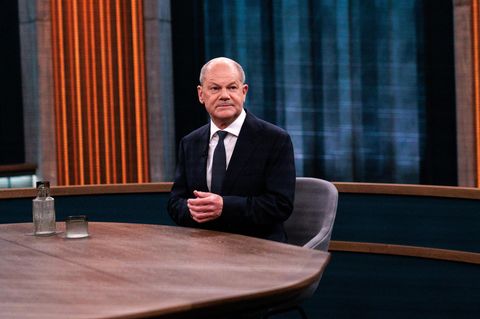 Olaf Scholz zu Gast bei Caren Miosga