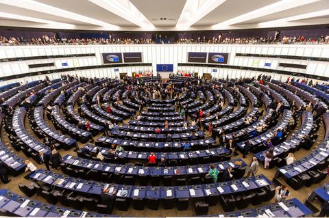 EU-Parlament Plenarsaal