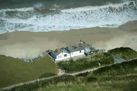 Briten am Abgrund: Nordsee reißt Häuser ins Meer