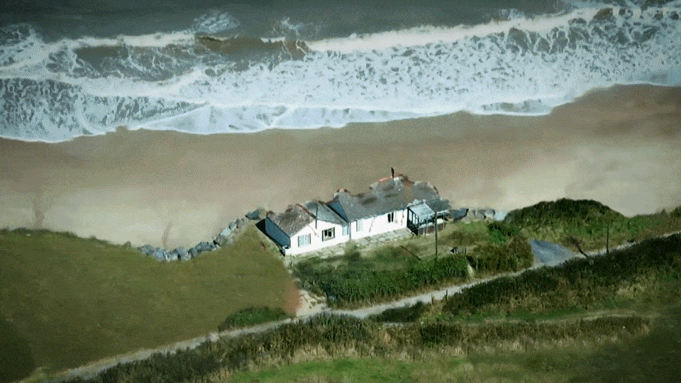 Briten am Abgrund: Nordsee reißt Häuser ins Meer