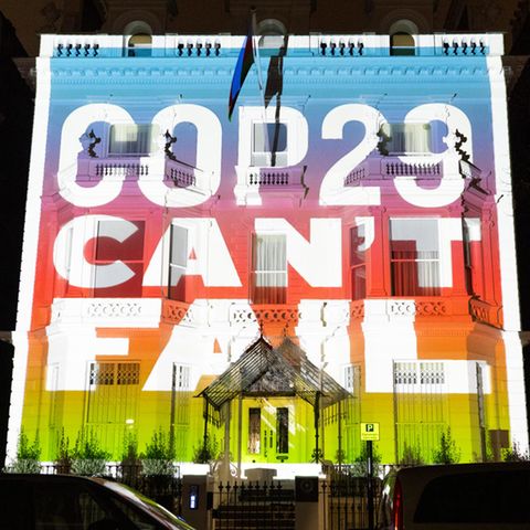 "COP29 darf nicht scheitern"fordern Klimaaktivisten in London