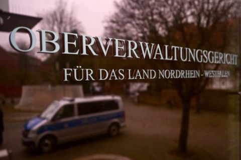 Schild von Oberverwaltungsgericht Münster