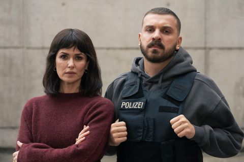 Die neuen Frankfurter "Tatort"-Kommissare Maryam Azadi (Melika Foroutan) und Hamza Kulina (Edin Hasanovic)