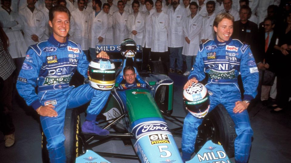 Photo Michael Schumacher Benetton F1 - Grand Prix De France 1994 - Collecteur