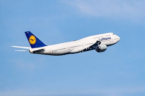 Eine Boeing der Lufthansa