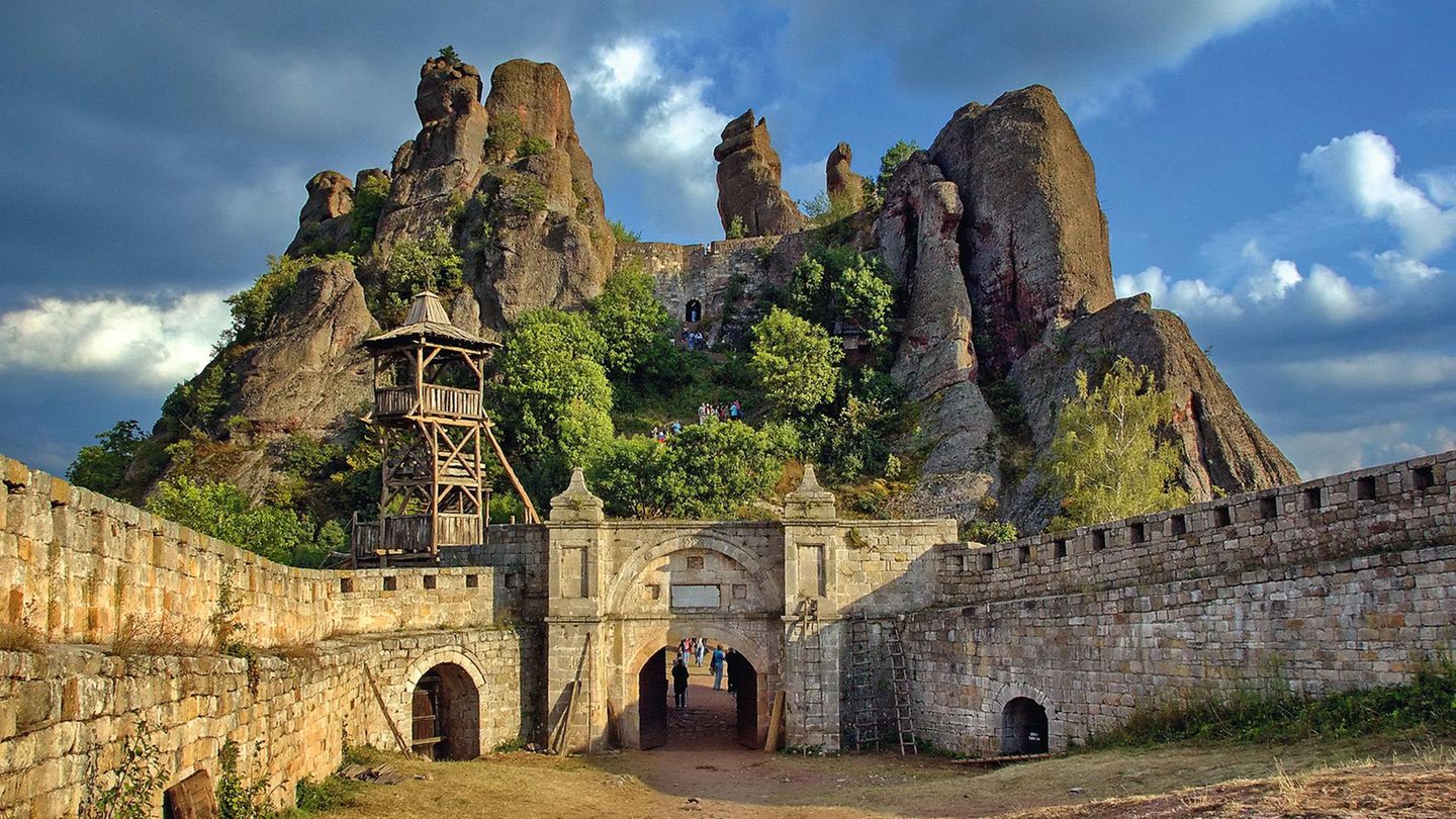Festung Bulwark in den Belogradchik Felsen in Bulgarien