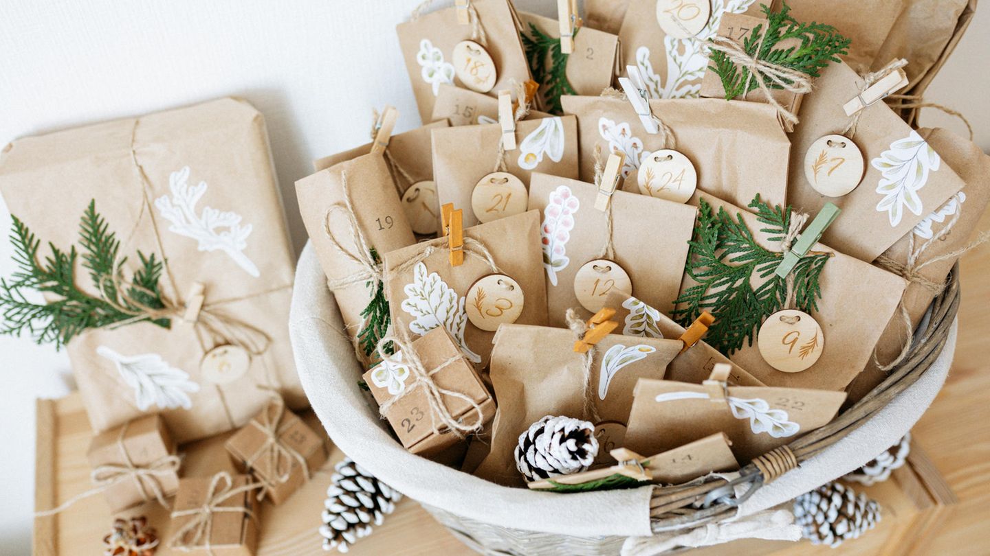 Ein selbst gebastelter Adventskalender