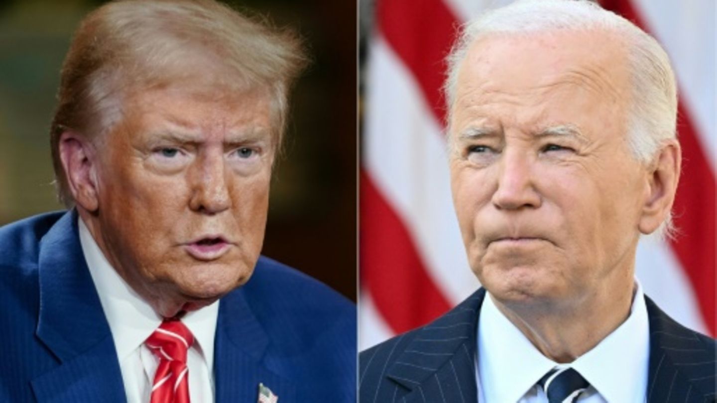 Rivalen Donald Trump und Joe Biden