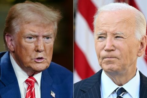 Rivalen Donald Trump und Joe Biden