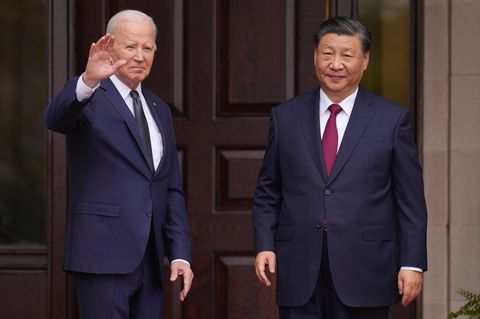 US-Präsident Joe Biden und Chinas Präsident Xi Jinping bei ihrem letzten Treffen in Kalifornien
