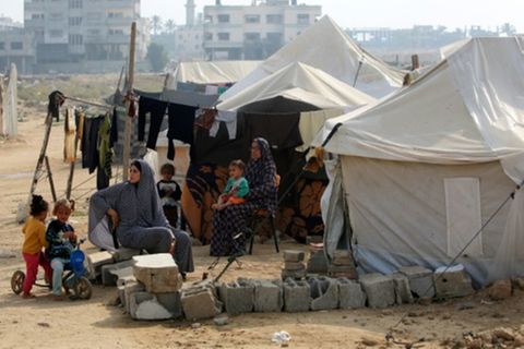 Geflüchtete im Gazastreifen