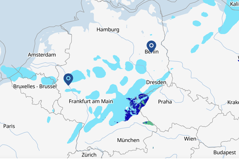Wetter: Im Südosten könnte im Laufe des Tages der erste Schnee fallen