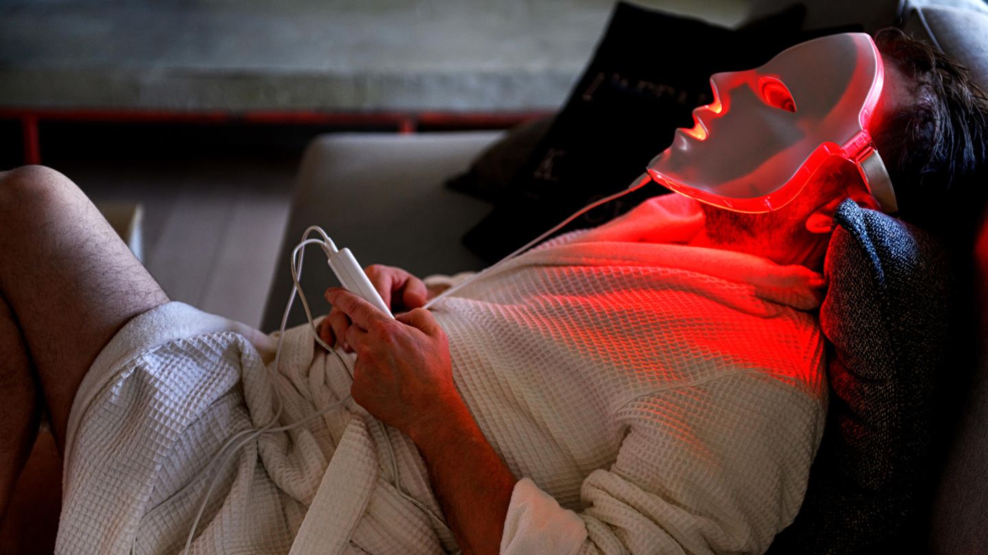 These popular LED masks can now be bought on offer These popular LED masks can now be bought on offer