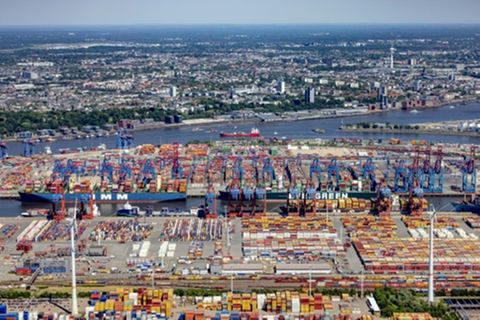 Blick über Hamburg