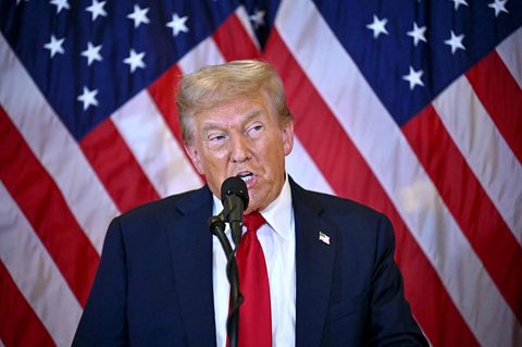 Bald ist er zurück im Weißen Haus: der 45. und 47. US-Präsident Donald Trump