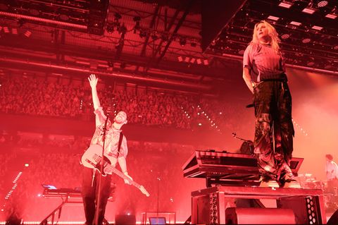 Linkin Park bei ihrem Konzert in Hamburg im September 2024