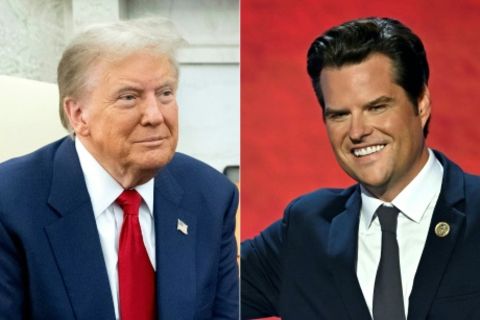 Donald Trump (links) und Matt Gaetz