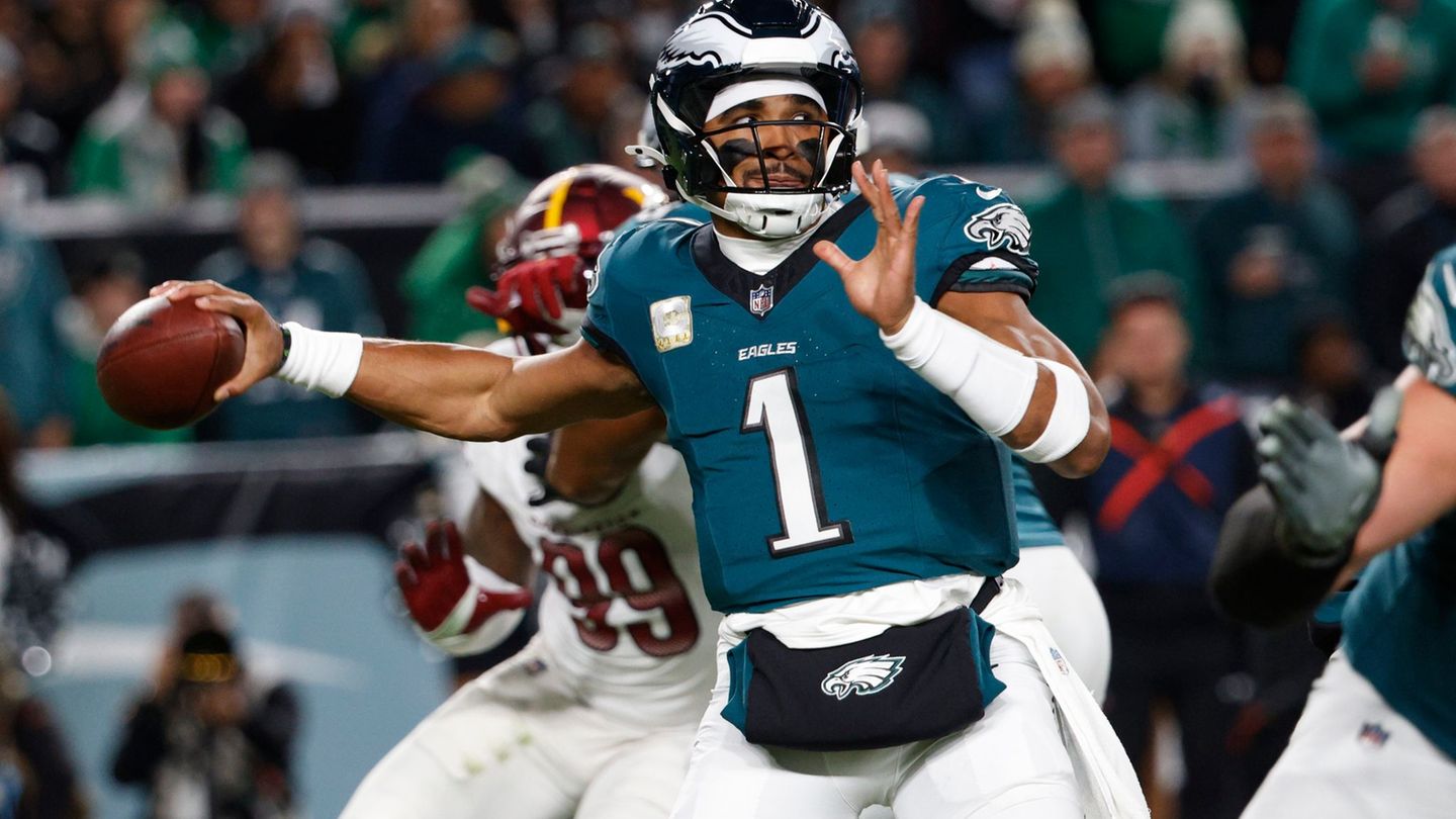 NFL: Zwei Touchdowns in 20 Sekunden: Eagles gewinnen Spitzenspiel