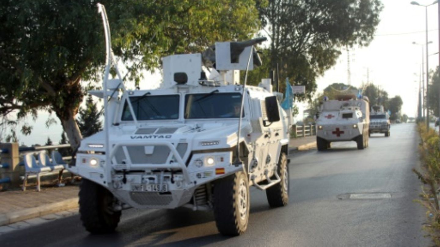 Unifil-Konvoi im Südlibanon