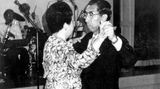Prinzessin Yuriko und ihr Ehemann beim Tanzen 1986
