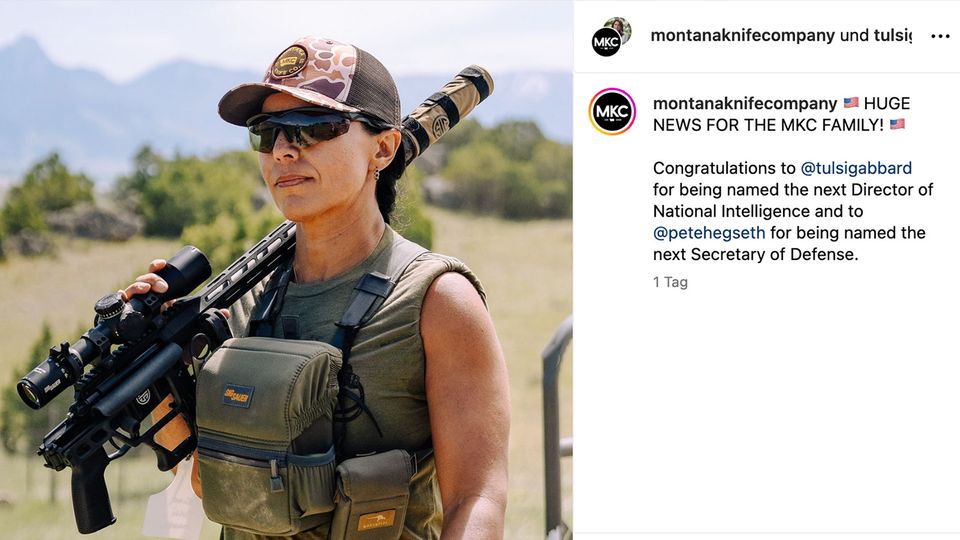 Tulsi Gabbard: Expertin: Mögliche US-Geheimdienst-Chefin ist "fest in Russlands Hand" Tulsi Gabbard: Expertin: Mögliche US-Geheimdienst-Chefin ist "fest in Russlands Hand"