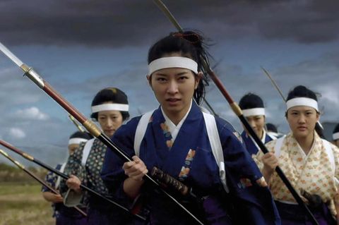 Takeko Nakano berühmter Sturmangriff aus der Dokumentation "Samurai Warrior Queens" (2015)