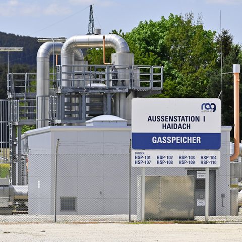 Die Gasspeicherstation Haidach sollte gut gefüllt sein, wenn Österreich vorläufig kein Gas mehr aus Russland erhält