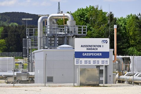 Die Gasspeicherstation Haidach sollte gut gefüllt sein, wenn Österreich vorläufig kein Gas mehr aus Russland erhält