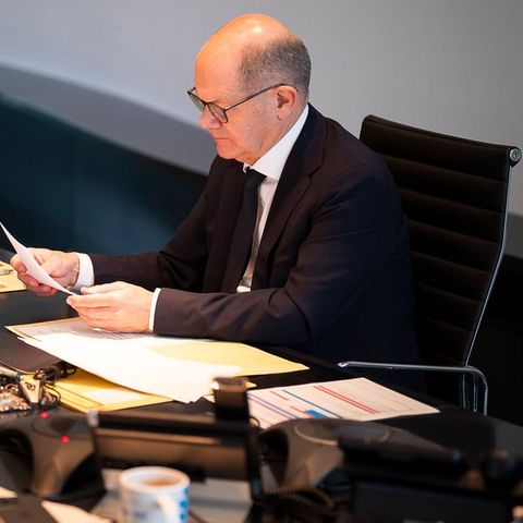 Das von Selenskyj heftig kritisierte Gespräch zwischen Scholz (im Bild) und Putin dauerte etwa eine Stunde
