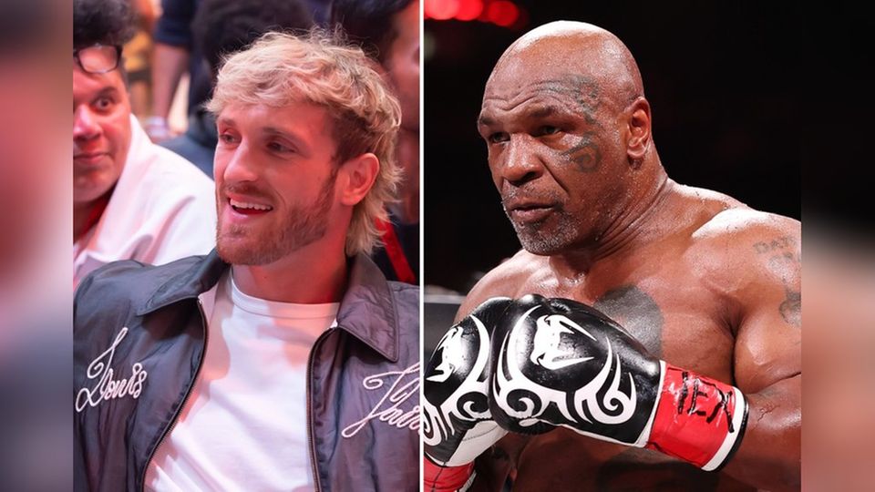 Folgt bald ein Showkampf von Mike Tyson gegen Logan Paul? Logan Paul und Mike tyson