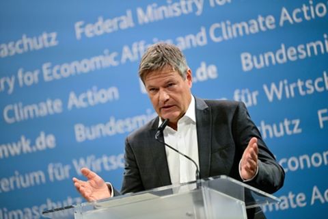 Robert Habeck im Wirtschaftsministerium
