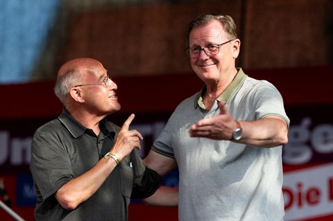 Die Linke Kandidaten Gregor Gysi und Bodo Ramelow